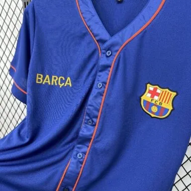 Barcelona 2025/26 Blue baseball Jersey