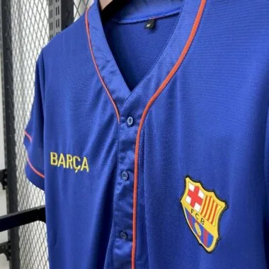 Barcelona 2025/26 Blue baseball Jersey