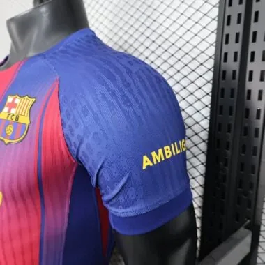 Barcelona 2025/26 Home Player version jersey With New Sponsor
