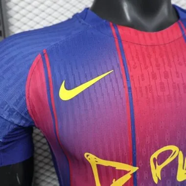 Barcelona 2025/26 Home Player version jersey With New Sponsor