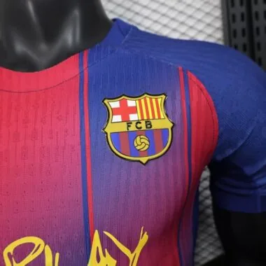 Barcelona 2025/26 Home Player version jersey With New Sponsor