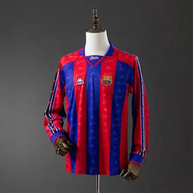 Retro long sleeve Barcelona 96/97 home S-XXL