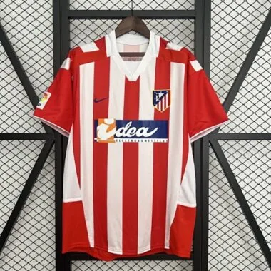 02-03 Atletico Madrid home Retro soccer jersey size S-2XL