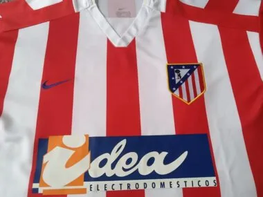 02-03 Atletico Madrid home Retro Jersey (S-2XL)