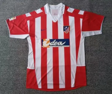 02-03 Atletico Madrid home Retro Jersey (S-2XL)