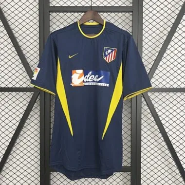 02-03 Atletico Madrid Retro away soccer jersey size S-2XL