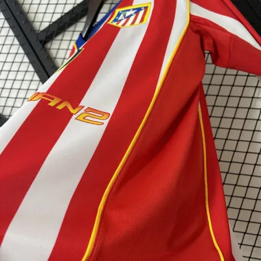 04-05 Atletico Madrid home long sleeve retro jersey