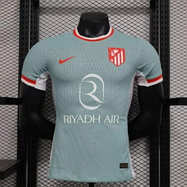 24-25 Atletico Madrid away blue player version jersey