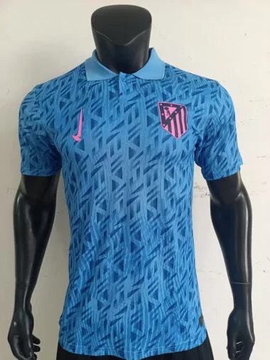 25-26 Atletico Madrid blue player version POLO
