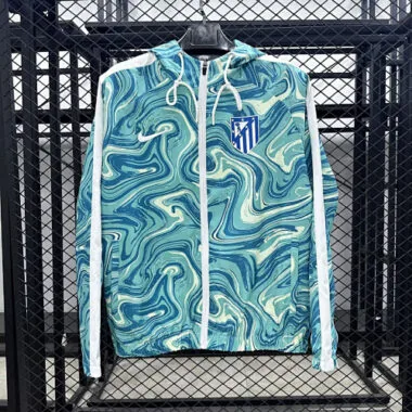 25-26 Atletico Madrid blue windbreaker