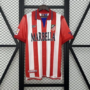 98-99 Atletico Madrid Home Retro Jersey