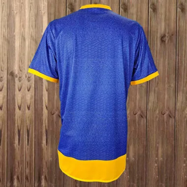 Maglia da calcio retrò dell'Alavés 2000/01, edizione dedicata alla finale di Champions League