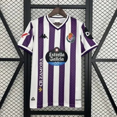 25-26 Real Valladolid home soccer jersey