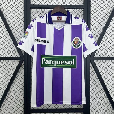 95-96 Real Valladolid home retro jersey