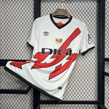 Rayo Vallecano home soccer jersey