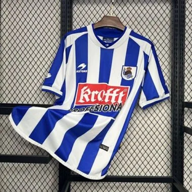 02-03 Real Sociedad home retro jersey