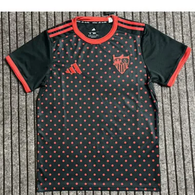 25 26 Sevilla Black Training Jersey