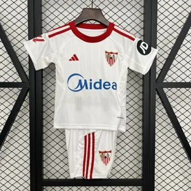 25-26 Sevilla FC home kid kit