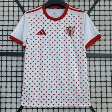 25-26 Sevilla White Training Jersey