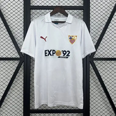 87-90 Sevilla home retro soccer jersey