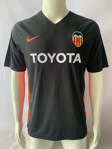 06-07 Valencia away retro jersey
