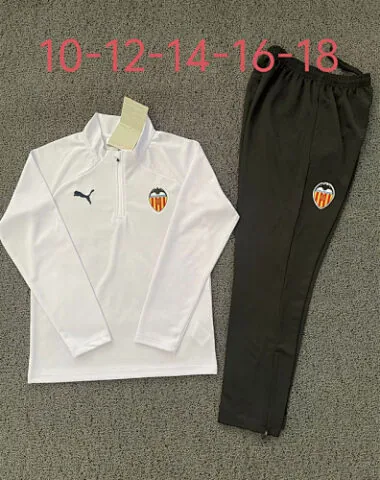 24-25 Valencia white kid training suit