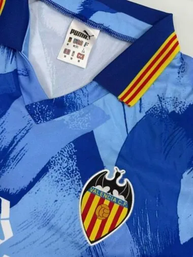 90-91 Valencia Away Retro Jersey