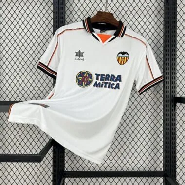 99-00 Valencia home retro jersey