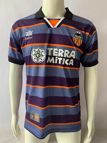 99-00 Valencia third away retro jersey