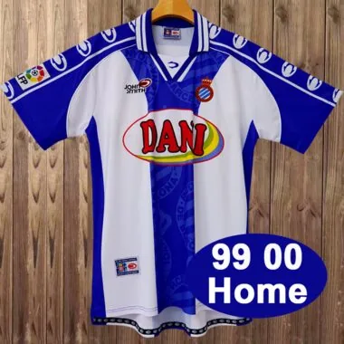 99-00 Espanyol home retro jersey