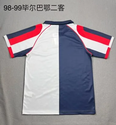 Retro Athletic Bilbao 1998/99 Away Soccer Jersey (S-XXL)