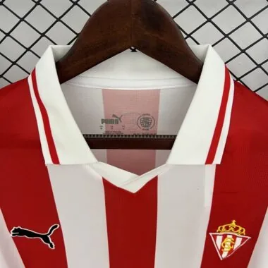 25-26 Sporting Gijon Home Soccer Jersey