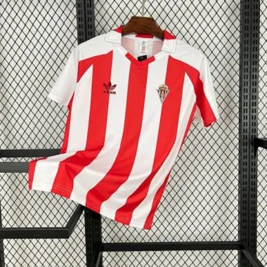 80-81 Sporting de Gijon Home Retro Jersey