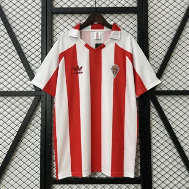 84-85 Sporting Gijon home retro jersey