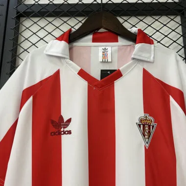 84-85 Sporting Gijon home retro jersey