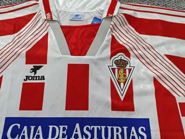 94-95 Sporting Gijon home retro jersey