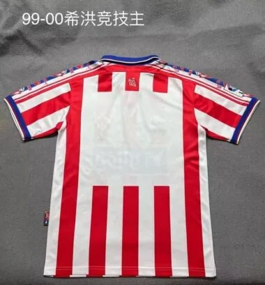 Sporting de Gijon 1999/00 home Retro soccer Jersey