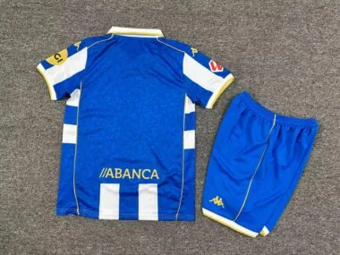 25-26 Deportivo de La Coruna home kid kit