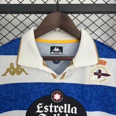 25-26 Deportivo de La Coruna home Jersey