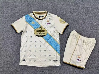 25-26 Deportivo de La Coruna third Away Kid Kit