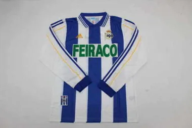 99-00 Deportivo La Coruna home long sleeve retro jersey