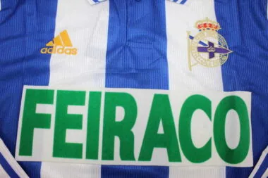 99-00 Deportivo La Coruna home long sleeve retro jersey