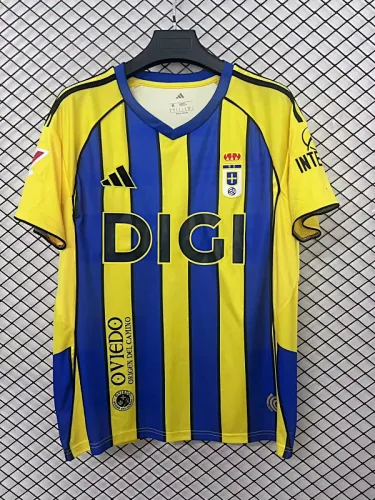 25-26 Real Oviedo away soccer jersey