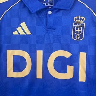 25-26 Real Oviedo home blue Jersey
