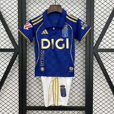 25-26 Real Oviedo home kid kit