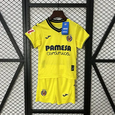 24-25 Villarreal Home kid kit Sizes 16-28
