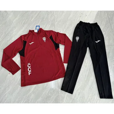 24-25 Cordoba red half zipper tracksuit