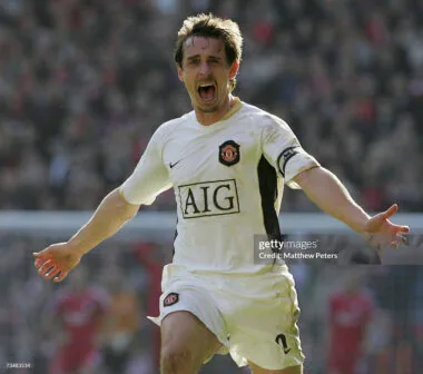 06-07 Manchester United away white retro player version jersey