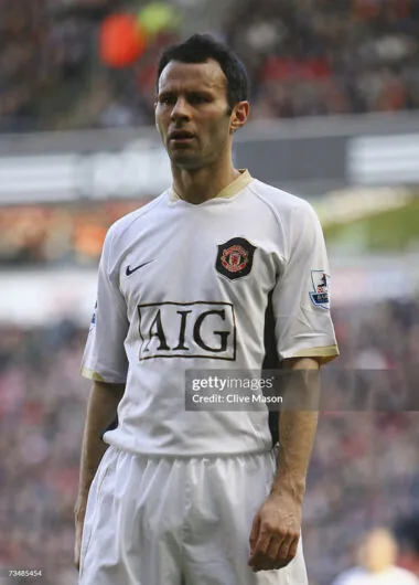 06-07 Manchester United away white retro player version jersey