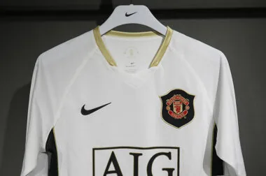06-07 Manchester United away white retro player version jersey